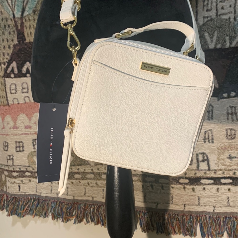 Tommy Hilfiger Small White/Cream Crossbody Bag